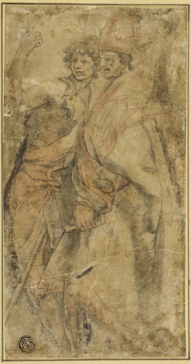 Svatý Jan Křtitel a San Bernardo degli Uberti od Andrea del Sarto
