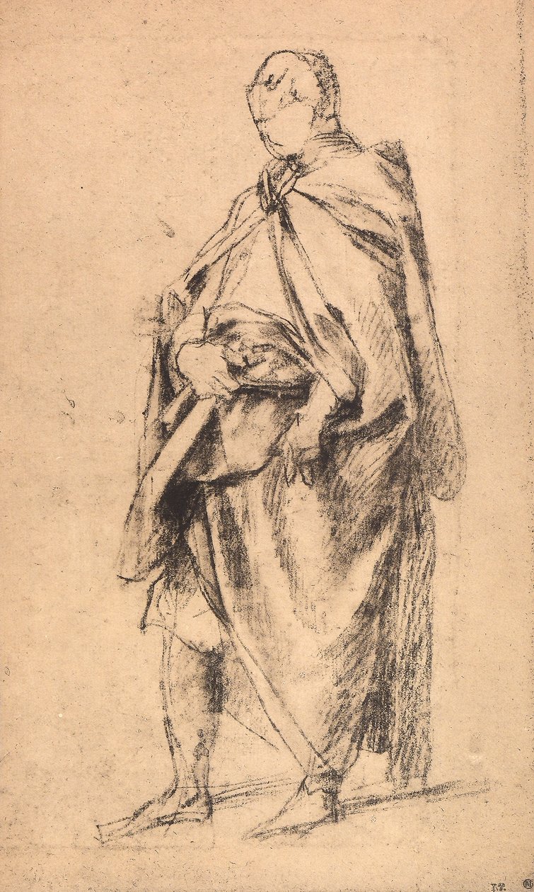 Studie mužské postavy od Andrea del Sarto
