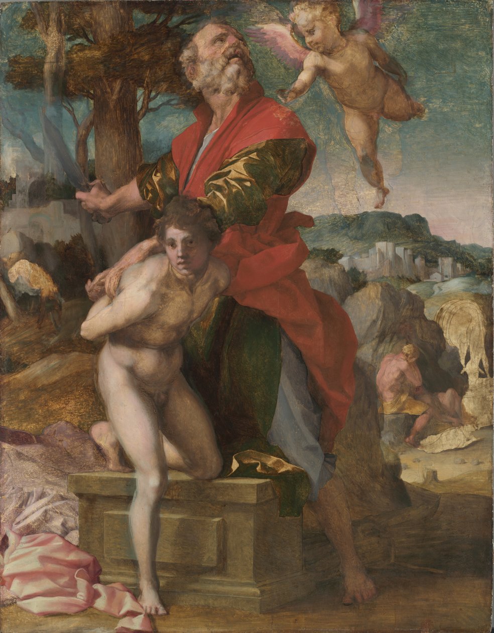 Obětování Izáka od Andrea del Sarto