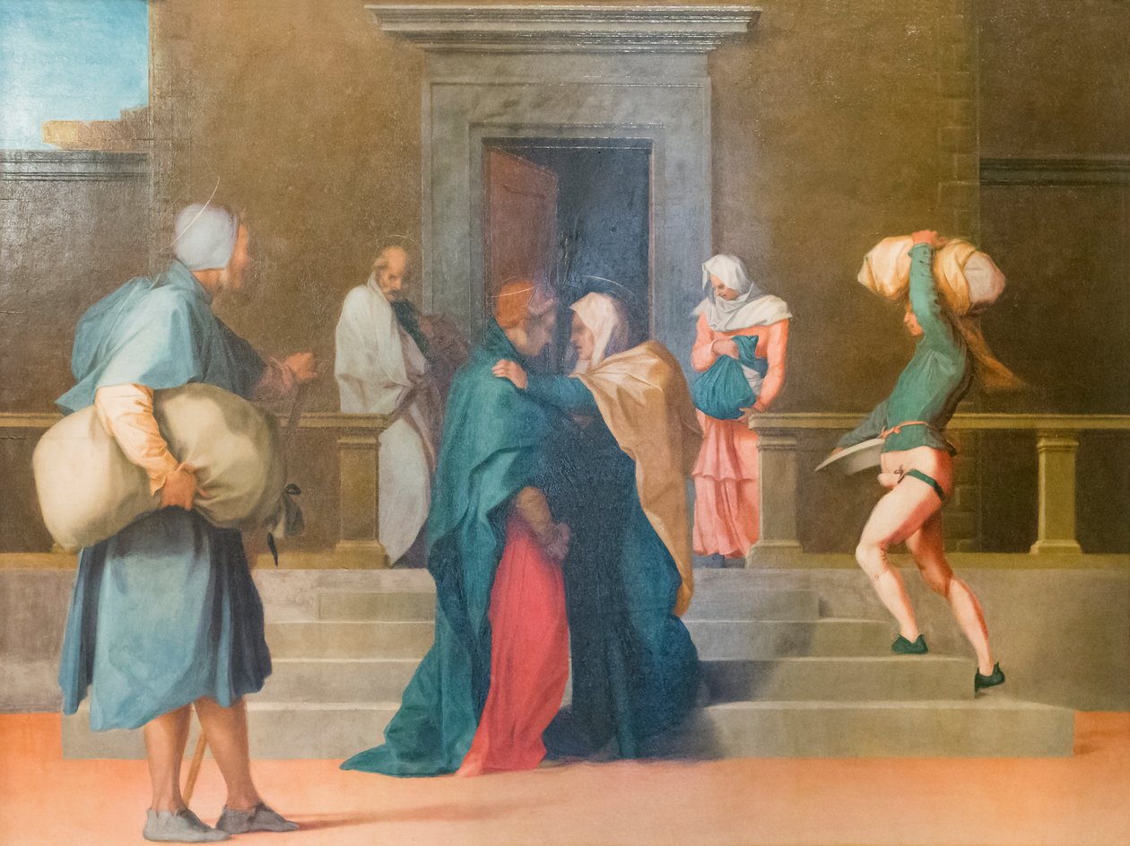 Vizitace po roce 1524 od Andrea del Sarto