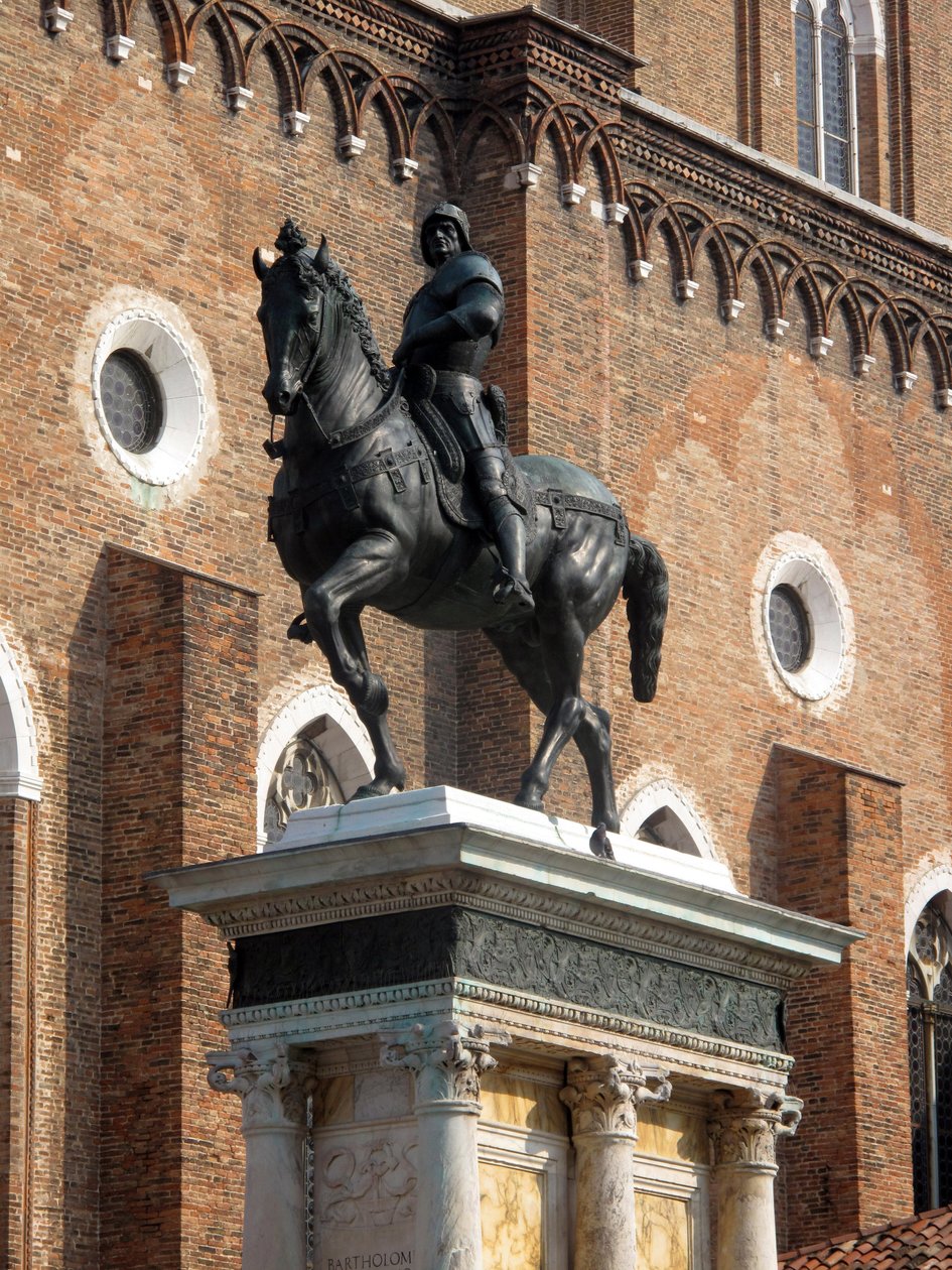 Jezdecká socha Condottiere Colleoni od Andrea del Verrocchio od Andrea del Verrocchio