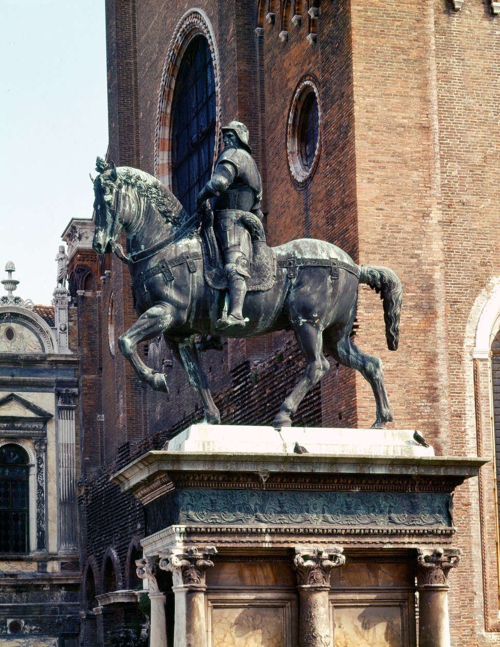 Jezdecká socha Condottiere Colleoni od Andrea del Verrocchio od Andrea del Verrocchio