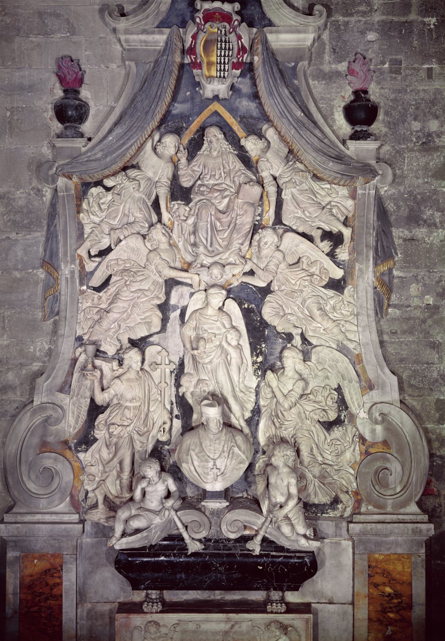 Pohřební pomník kardinála Forteguerriho (mramor) od Andrea del Verrocchio