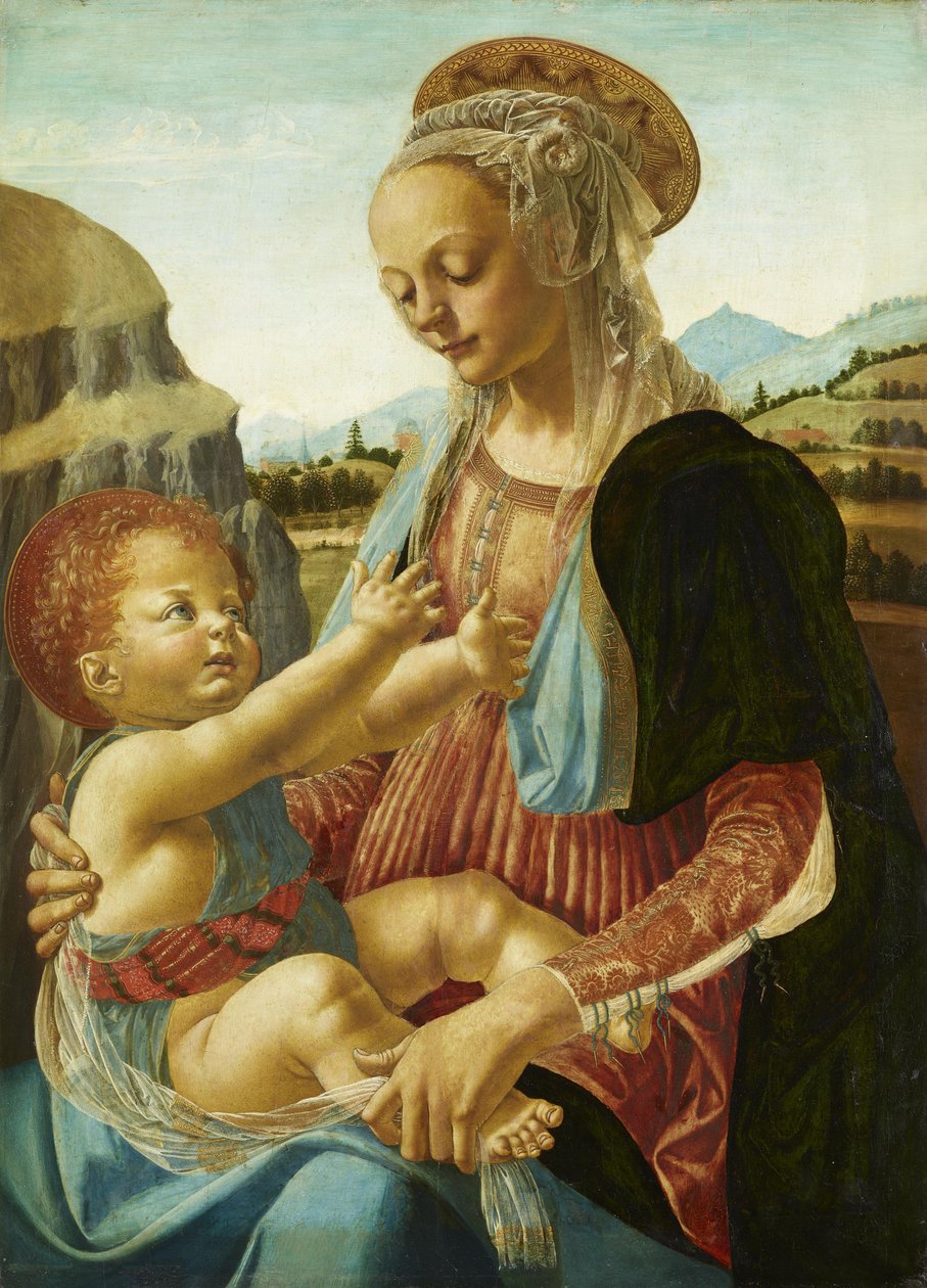 Marie s dítětem od Andrea del Verrocchio