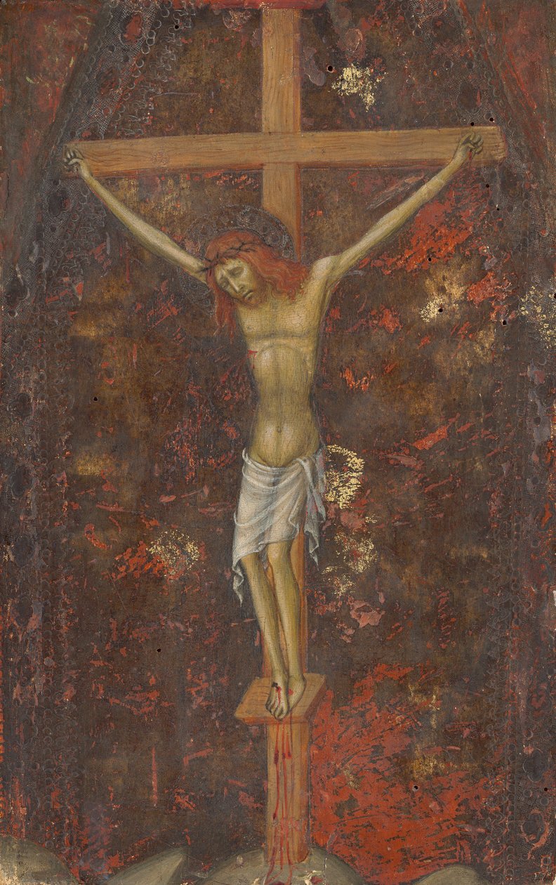 Kristus na kříži [reverse] od Andrea di Bartolo