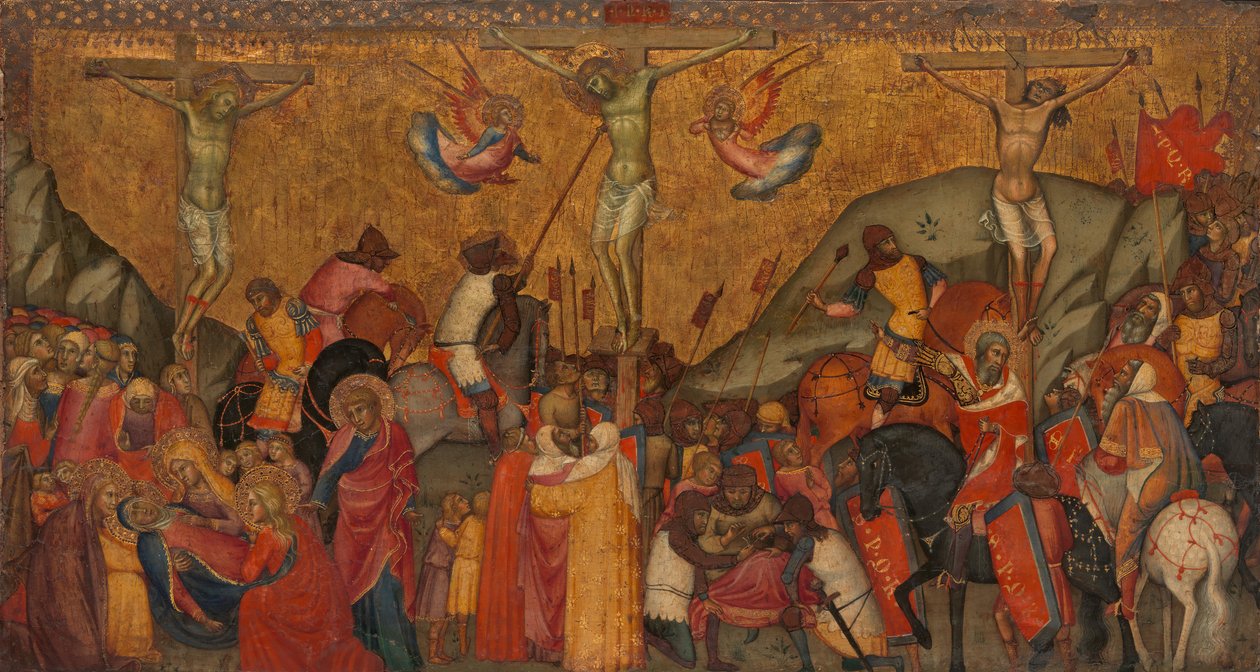 Ukřižování. od Andrea di Bartolo