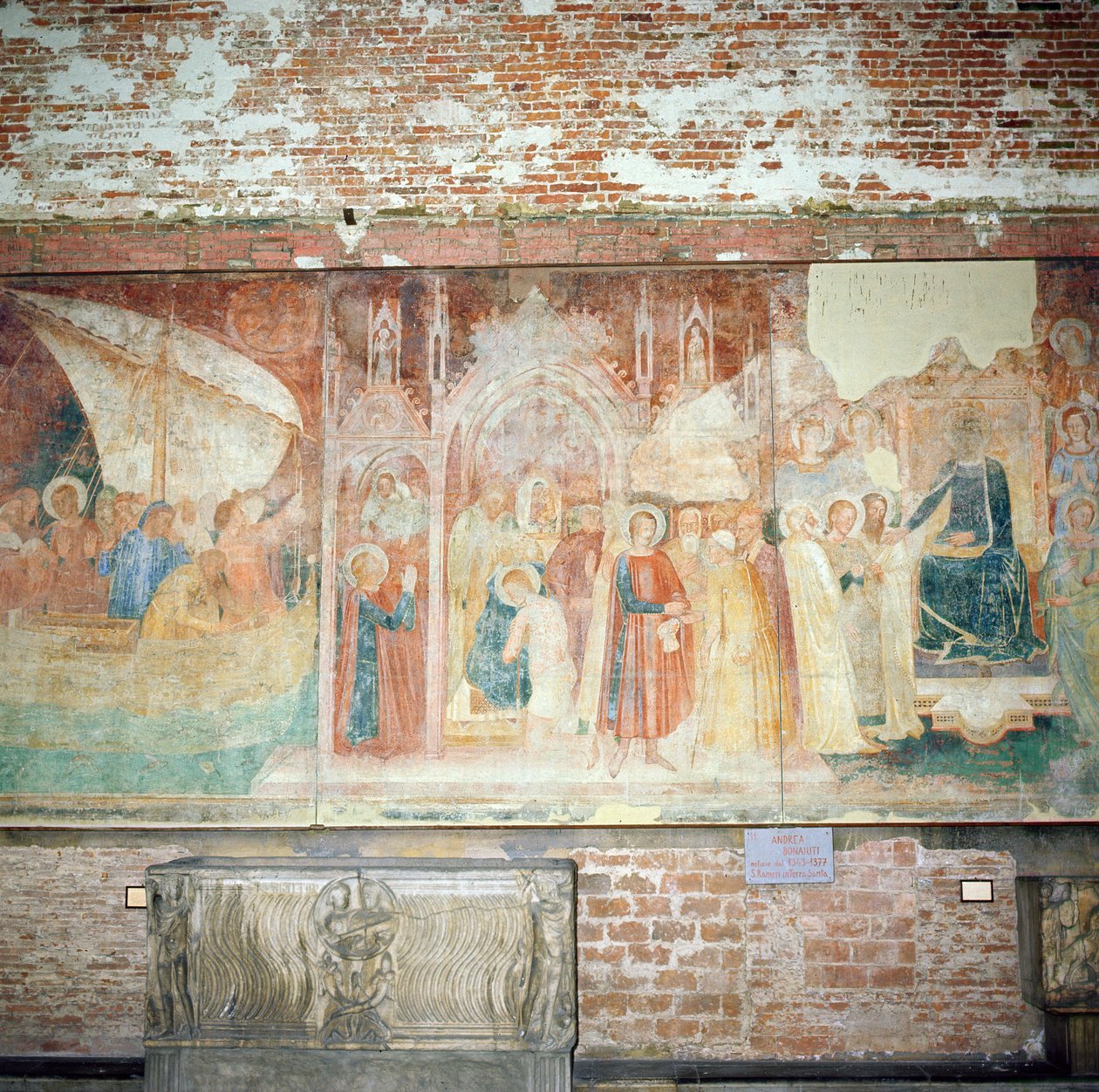 St Ranieri ve Svaté zemi, polovina 14. století od Andrea di Bonaiuto