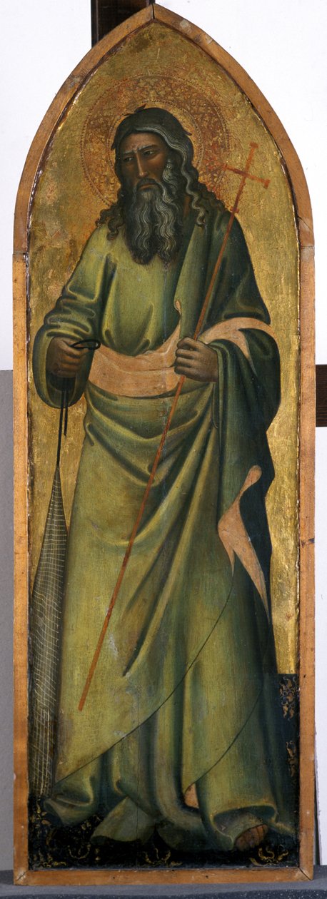 Apoštol Ondřej, kolem roku 1370 (tempera na topolovém dřevě) od Andrea di Bonaiuto fl.1343 77 Andrea di Bonaiuto fl.1343 77