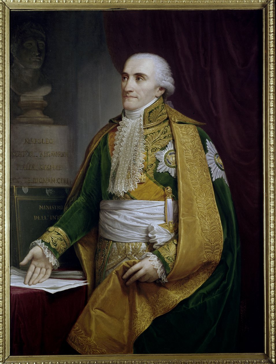 Portrét Luigi Giuseppe Arborio z Gattinara od Andrea the Elder Appiani