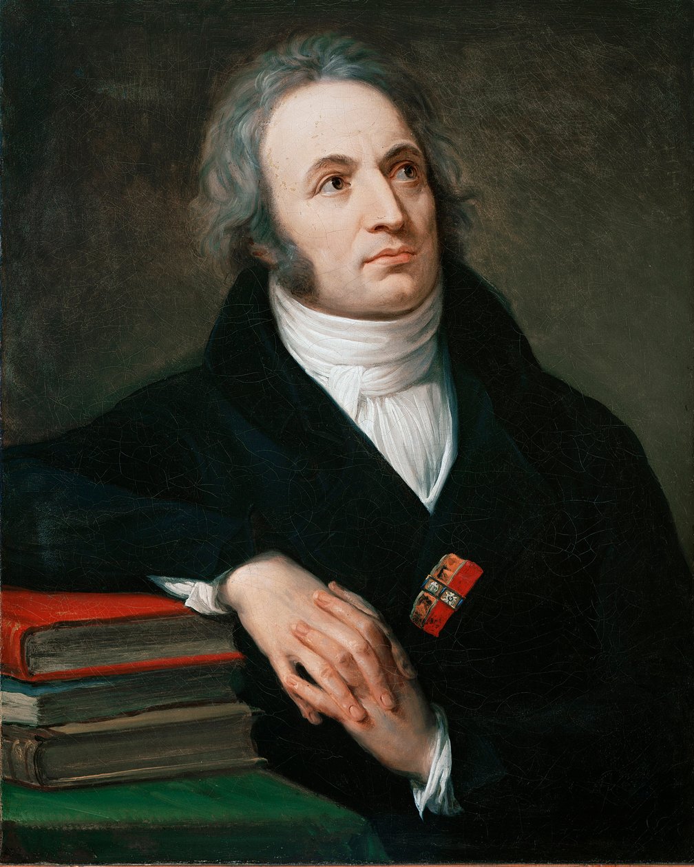 Portrét básníka Vincenza Montiho (1754-1828) Obraz Andrea Appiani (1754-1817) 1809 Národní galerie moderního umění, Řím od Andrea the Elder Appiani