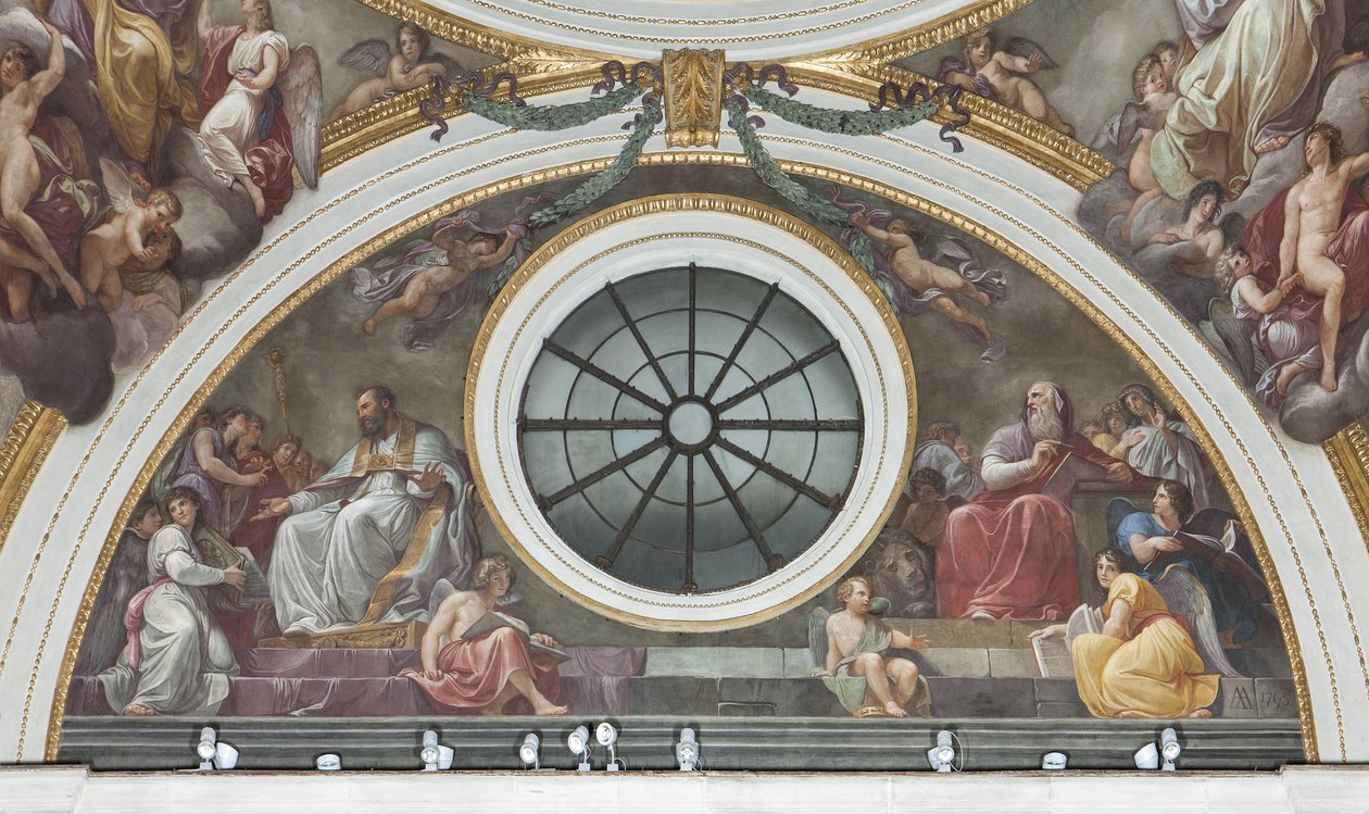 Svatý Augustin a svatý Jeroným, 1792-95 od Andrea the Elder Appiani