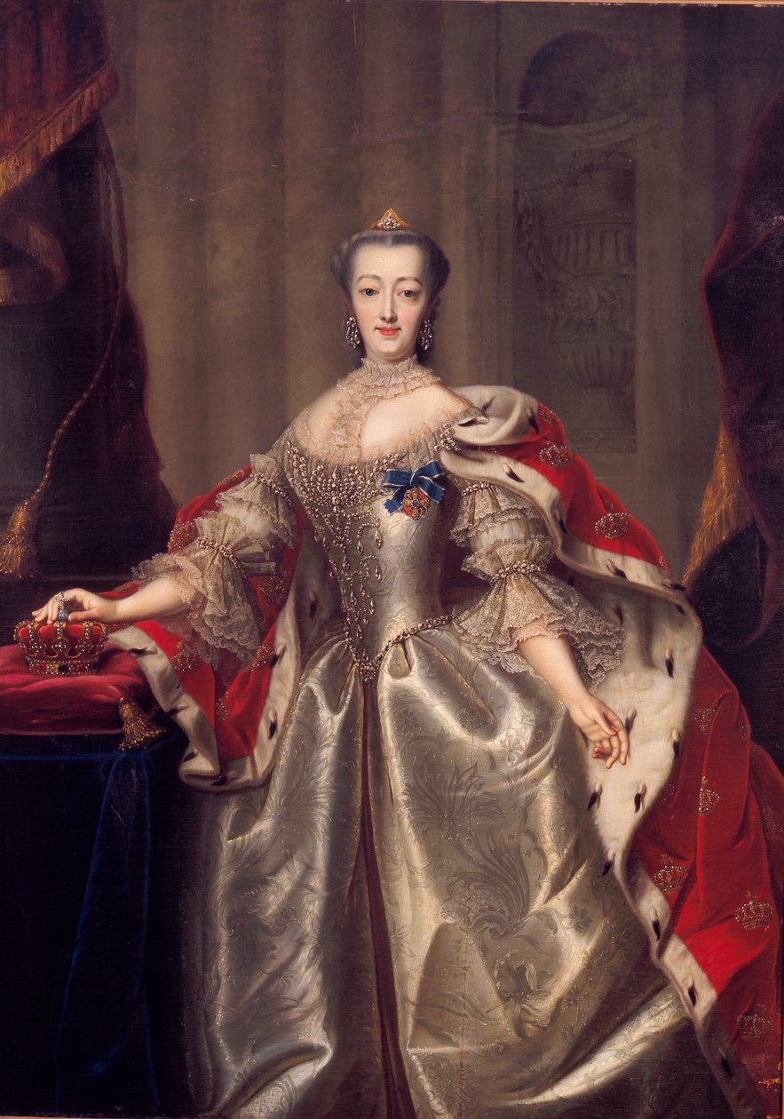 Sophie-Madeleine z Brandenburg-Culmbach od Andreas Brünniche
