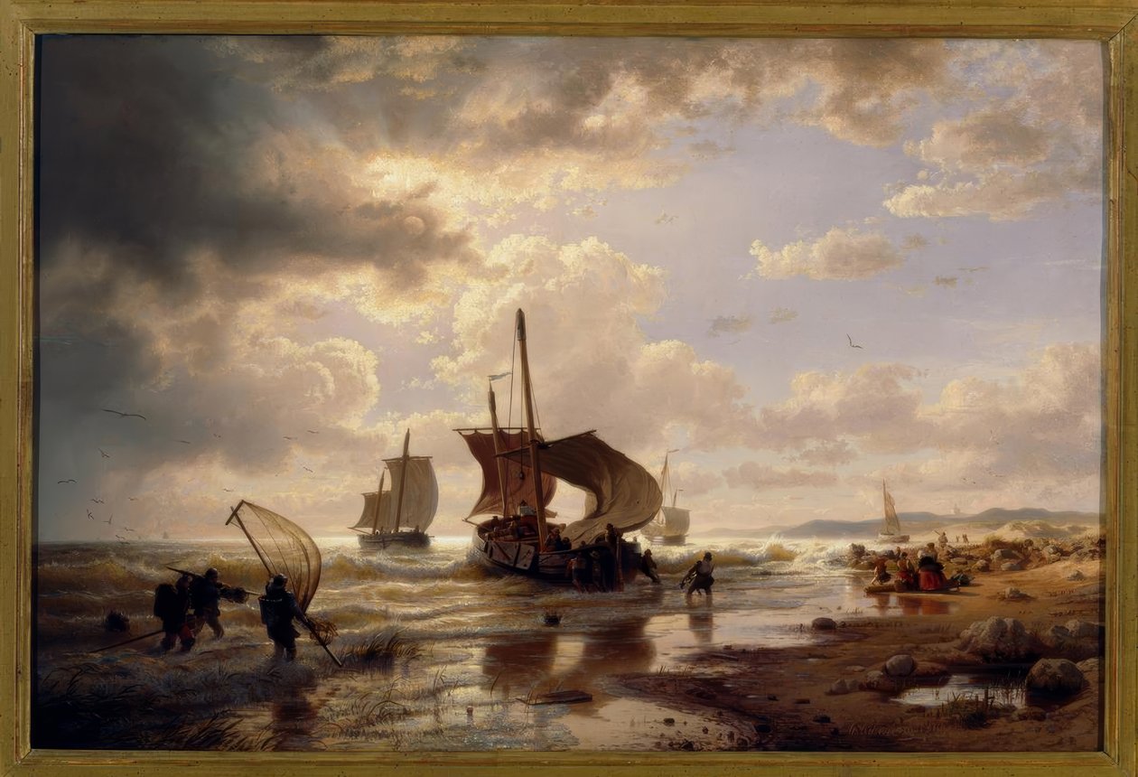A. Achenbach, vyjasňující počasí od Andreas Achenbach