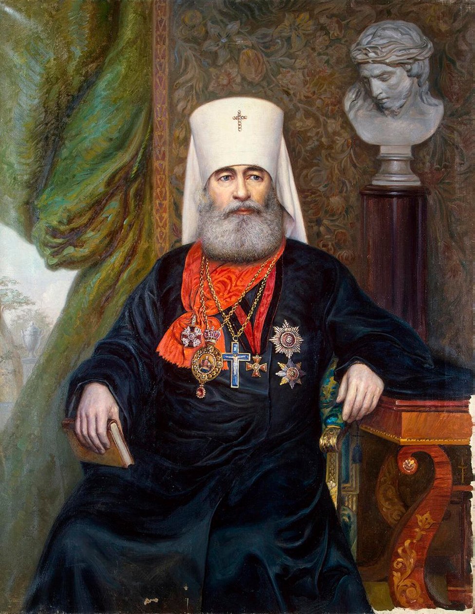 Portrét metropolity Antonia z Petrohradu, 1846-1912, 1911. od Andrei Andreevich Karelin