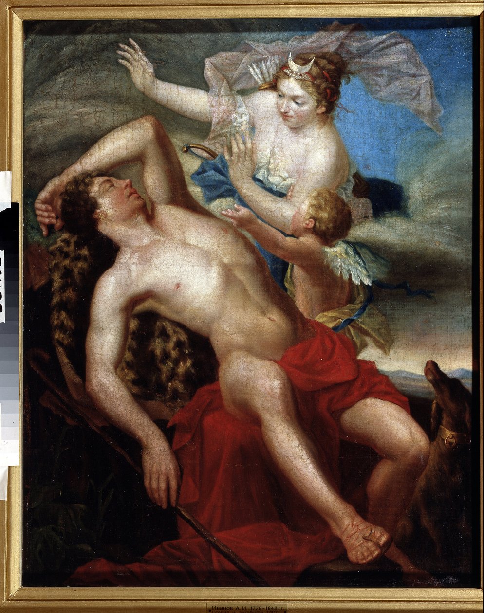"Selene et Endymion"" Peinture d