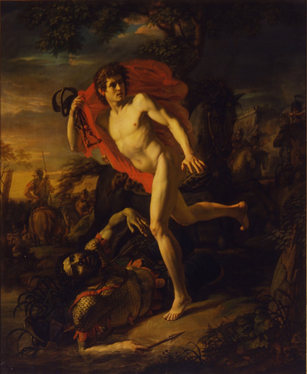 Hrdinský čin mladého muže v Kyjevě v roce 968, 1810 od Andrei Ivanovich Ivanov