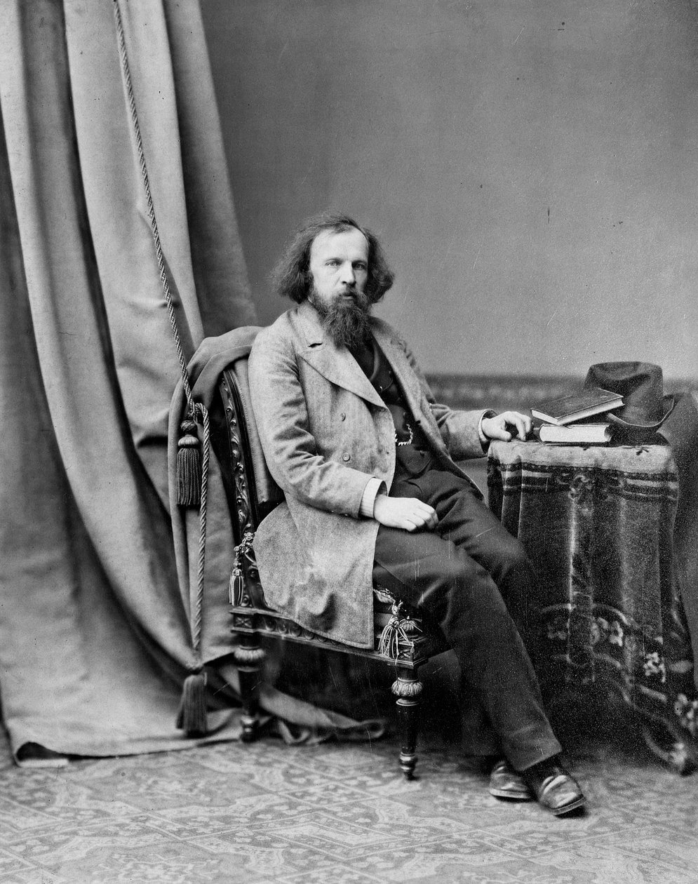 Dmitri Mendělejev, ruský chemik, c1880-c1882. od Andrei Osipovich Karelin