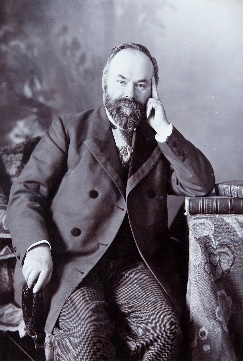 Pyotr Shchukin, ruský sběratel umění, c1890-c1900 od Andrei Osipovich Karelin