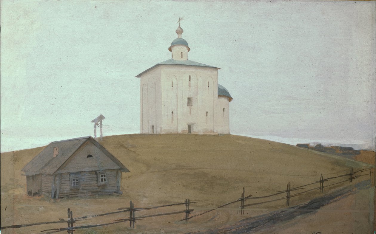 Kostel, 1903 od Andrei Petrovich Ryabushkin