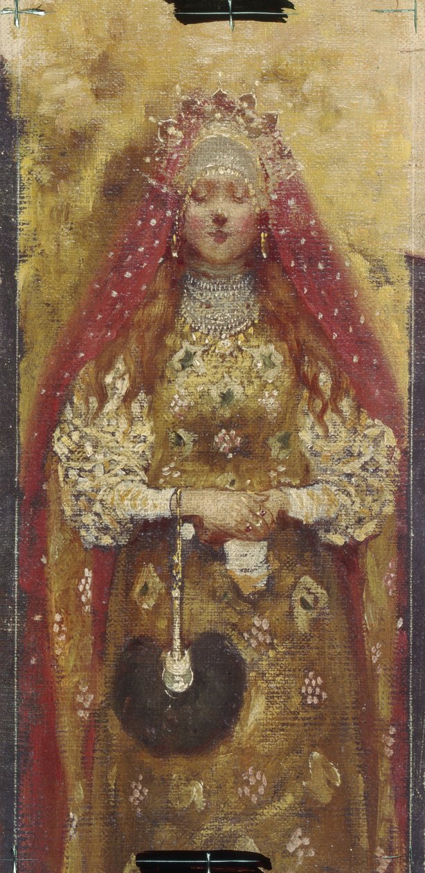 Detail manželky Boyars, 1899 od Andrei Petrovich Ryabushkin