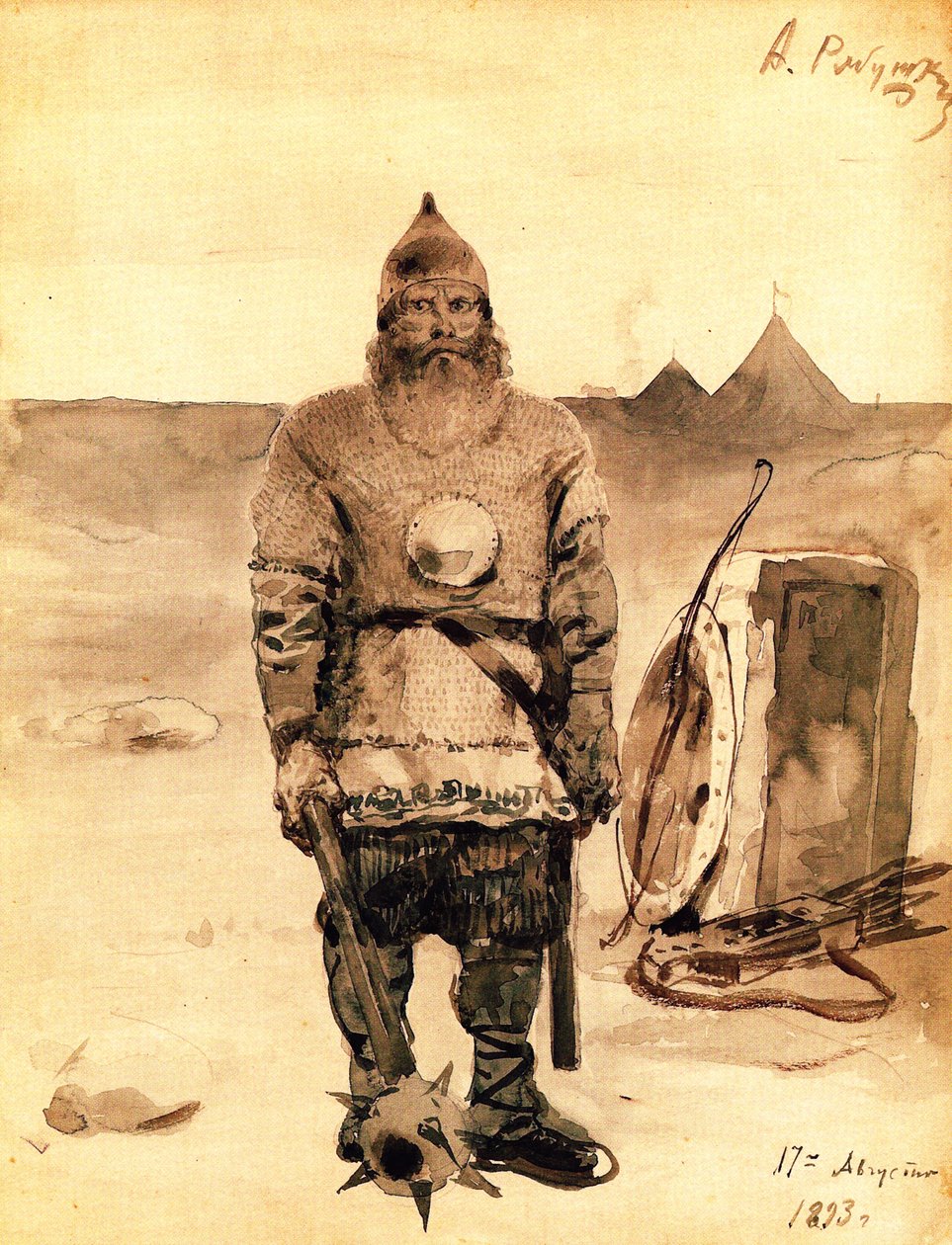 Ilya Muromets, 1893 od Andrei Petrovich Ryabushkin