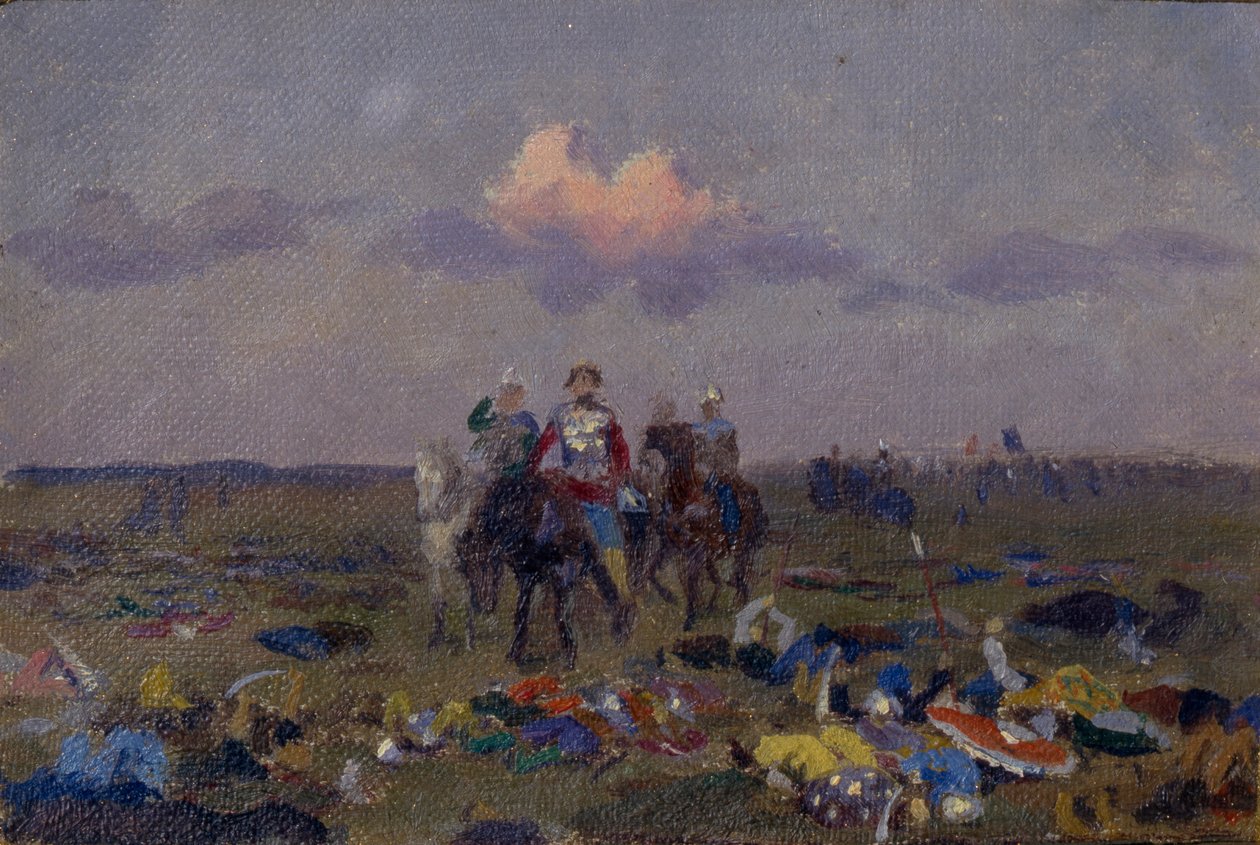Na Snipes Field od Andrei Petrovich Ryabushkin
