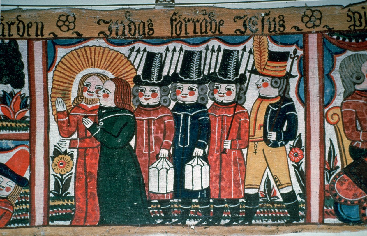 Zobrazení zatčení Krista, 19. století od Andres Palsson