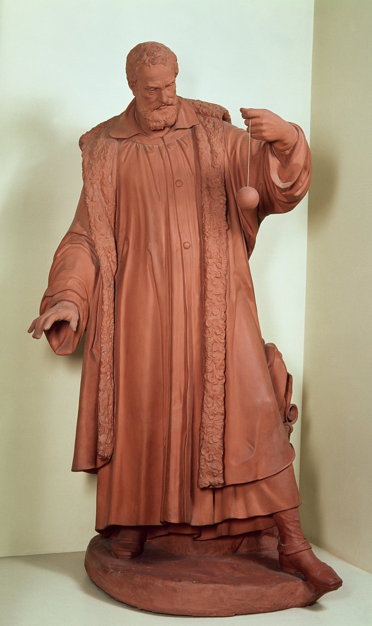 Galileo Galilei (1564-1642) kolem 1630 (terakota) od Andreus Boni
