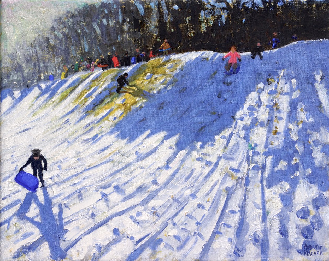 Golfové hřiště Allestree 2. jamka, Derby, 2015, od Andrew Macara