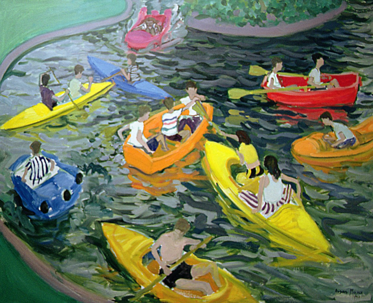 Kánoe, Wickstead Park od Andrew Macara