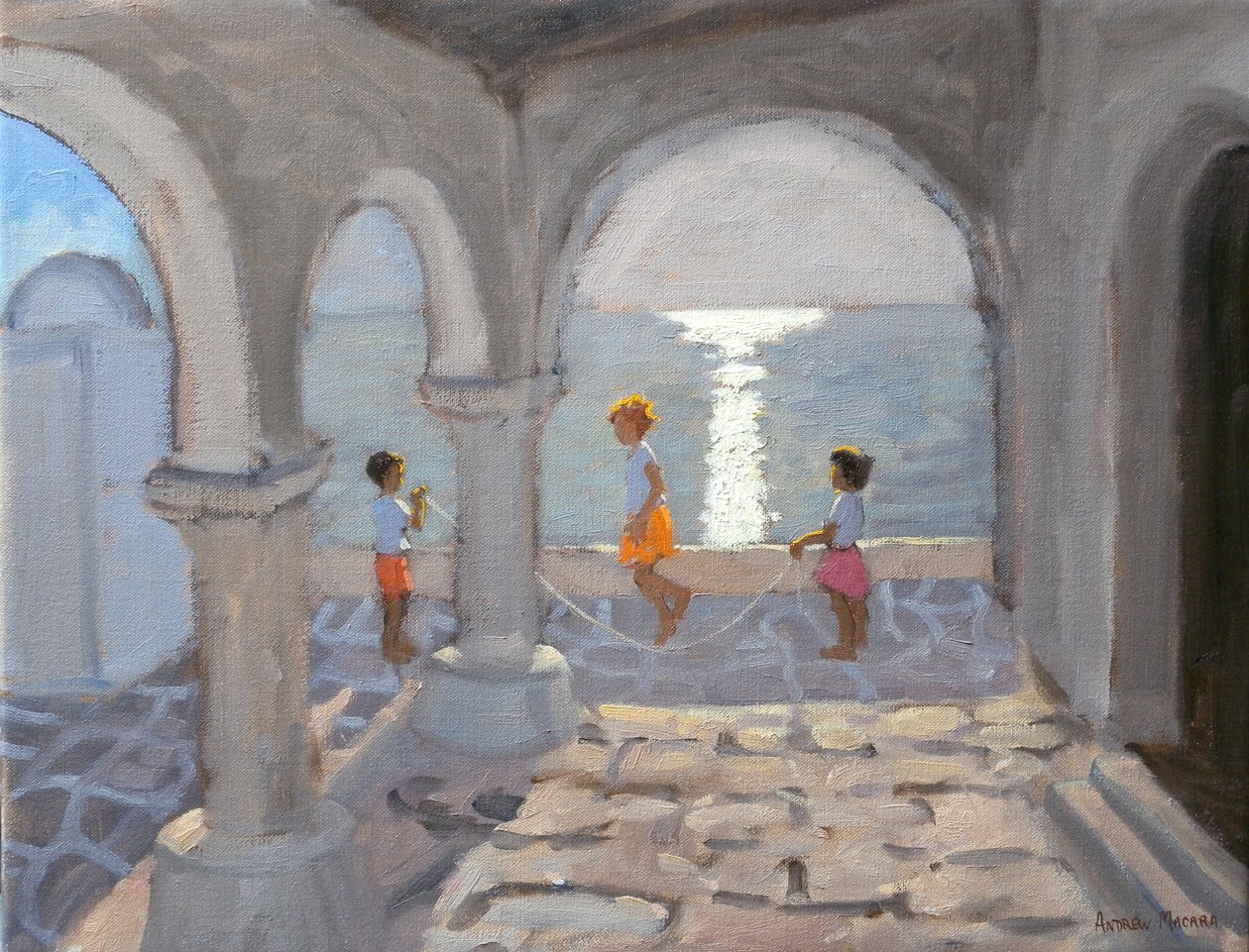 Děti přeskakování, Řecké ostrovy, 2008 od Andrew Macara