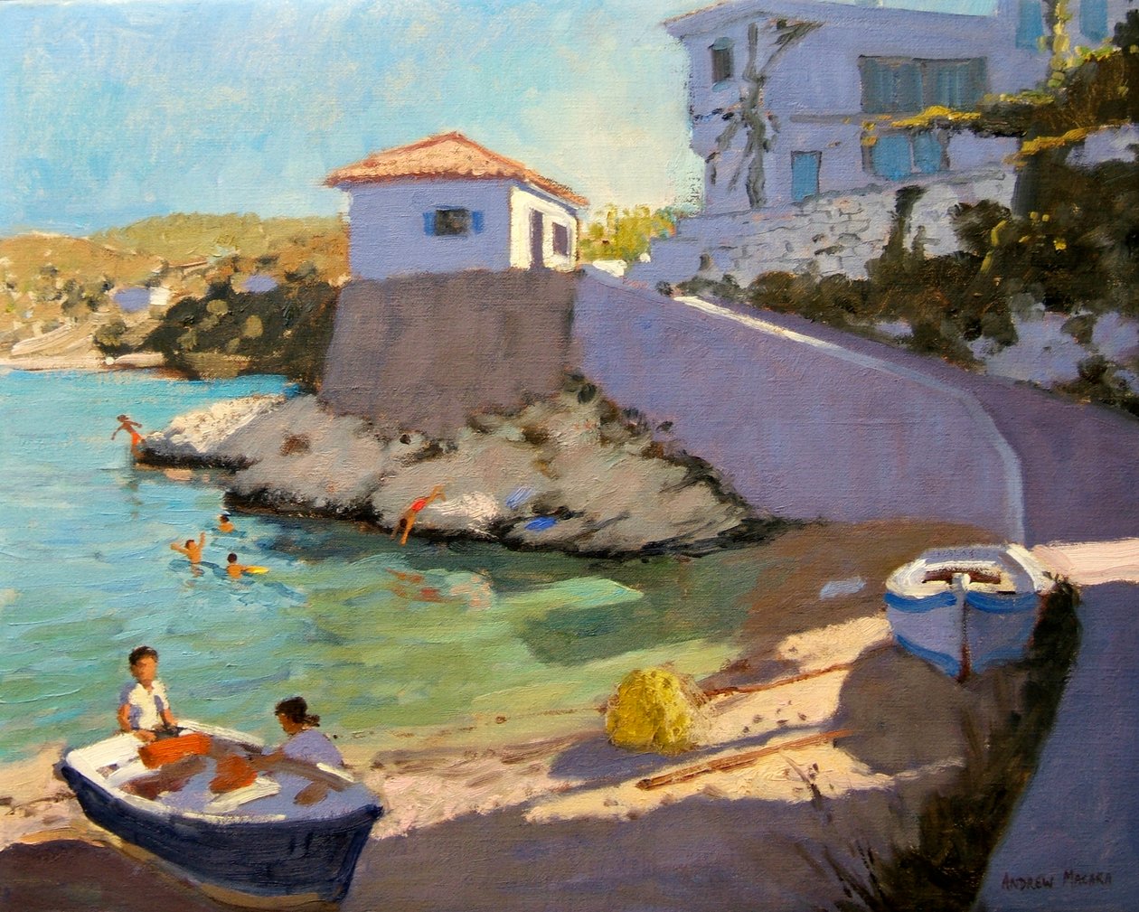 Rybářské sítě, Samos, 2005 od Andrew Macara