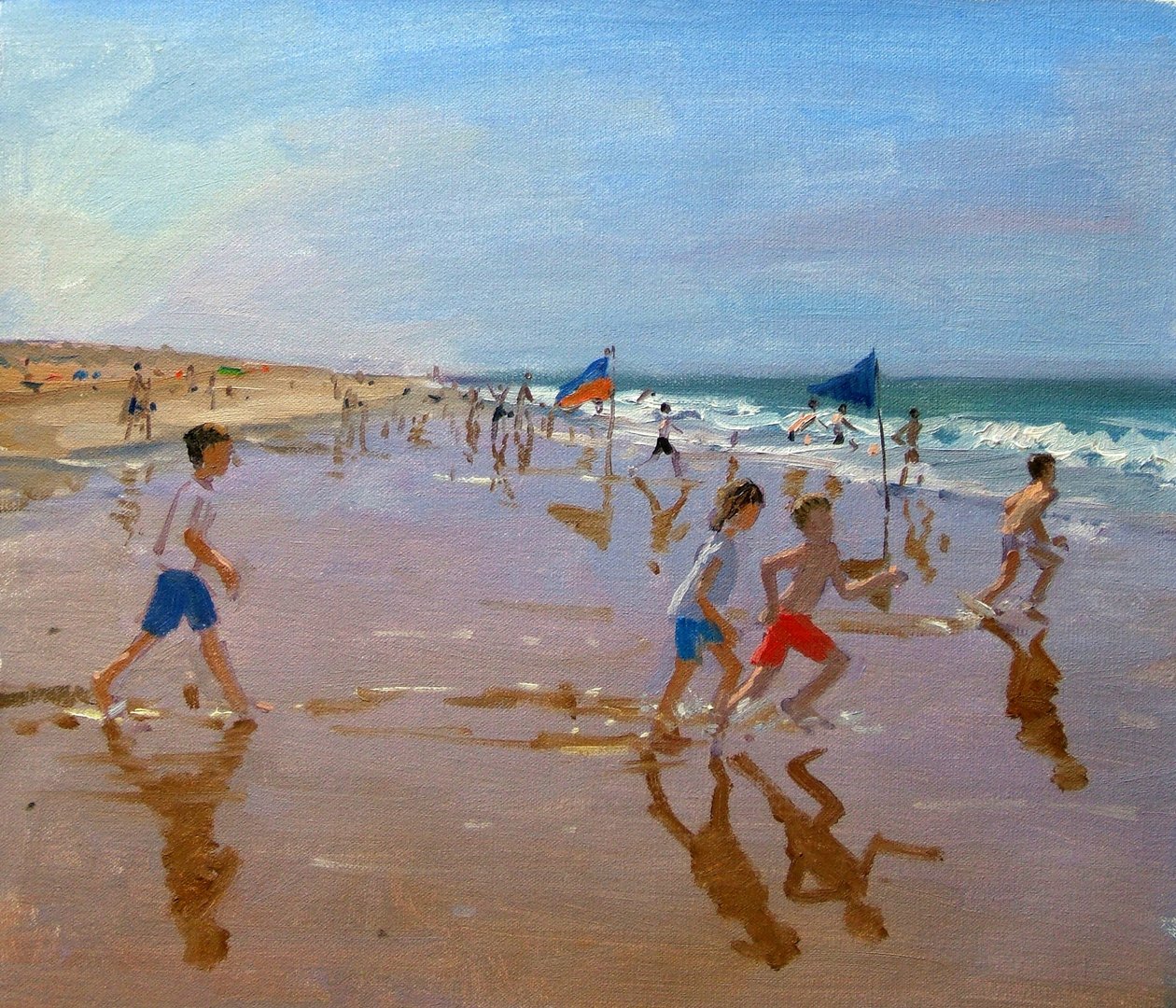 Vlajky a odrazy, Montalivet od Andrew Macara