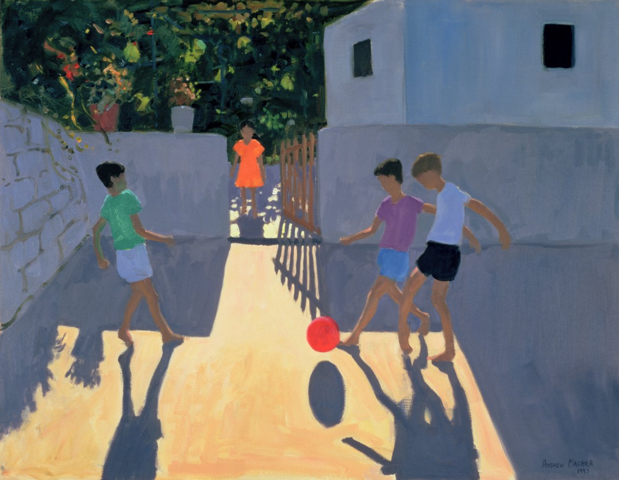 Fotbalisté, Kos, 1993 od Andrew Macara