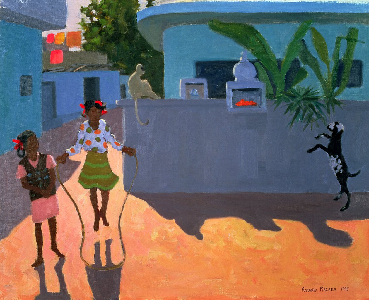 Dívka skáče, Indie,1995 od Andrew Macara