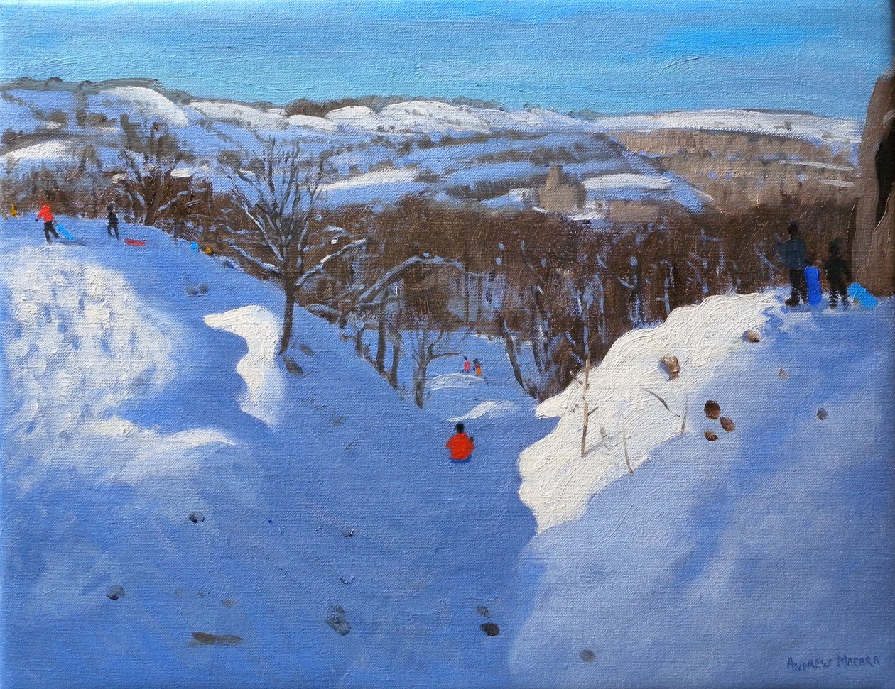 Gully, Black Rocks, Derbyshire, 2009 od Andrew Macara