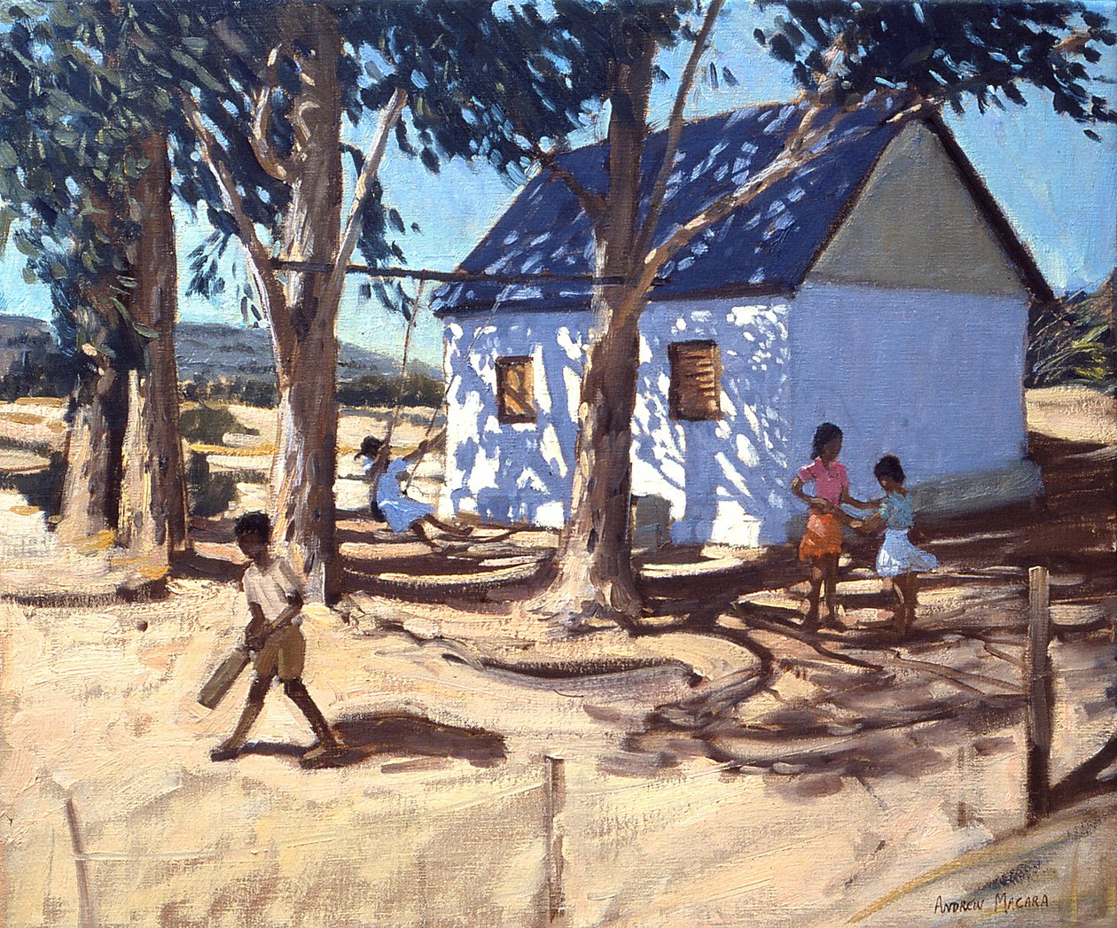 Malý bílý dům, Karoo, Jižní Afrika od Andrew Macara
