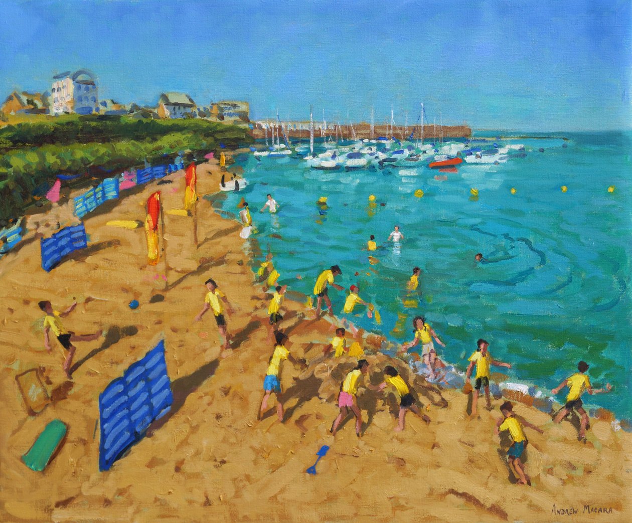 Školní výlet, New Quay, Wales, 2013, od Andrew Macara