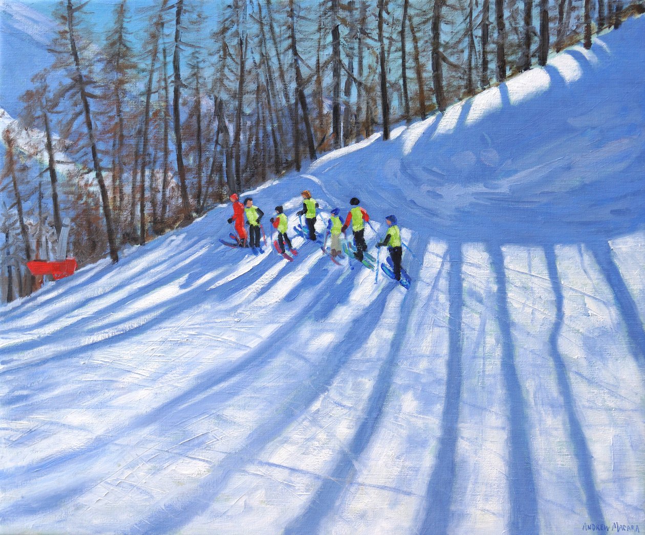 Lyžařský kurz, Tignes, Francie, od Andrew Macara