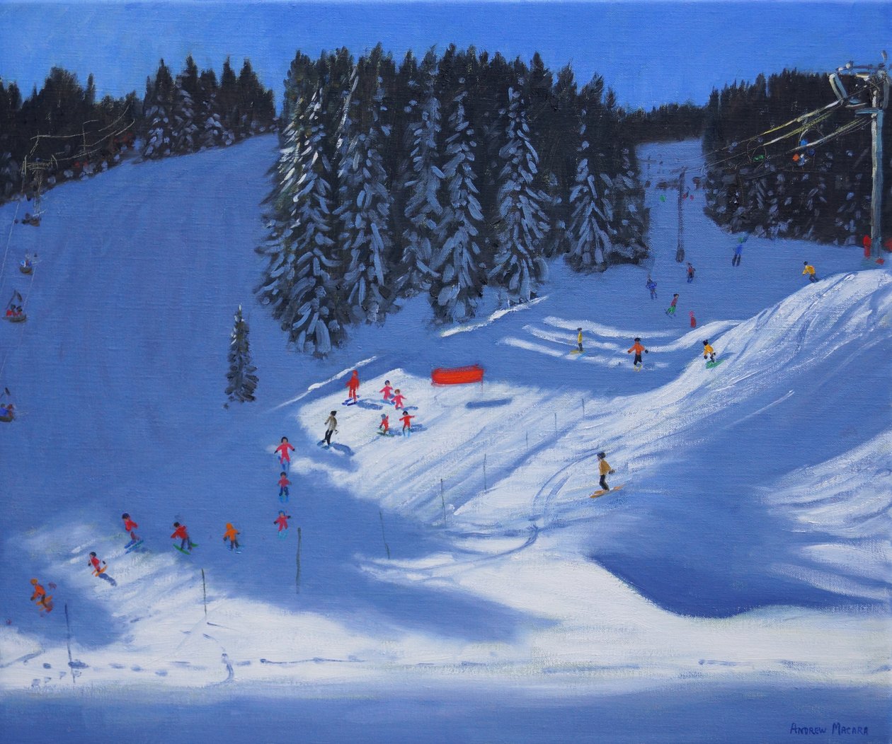 Lyžařská škola, Morzine, 2014 od Andrew Macara