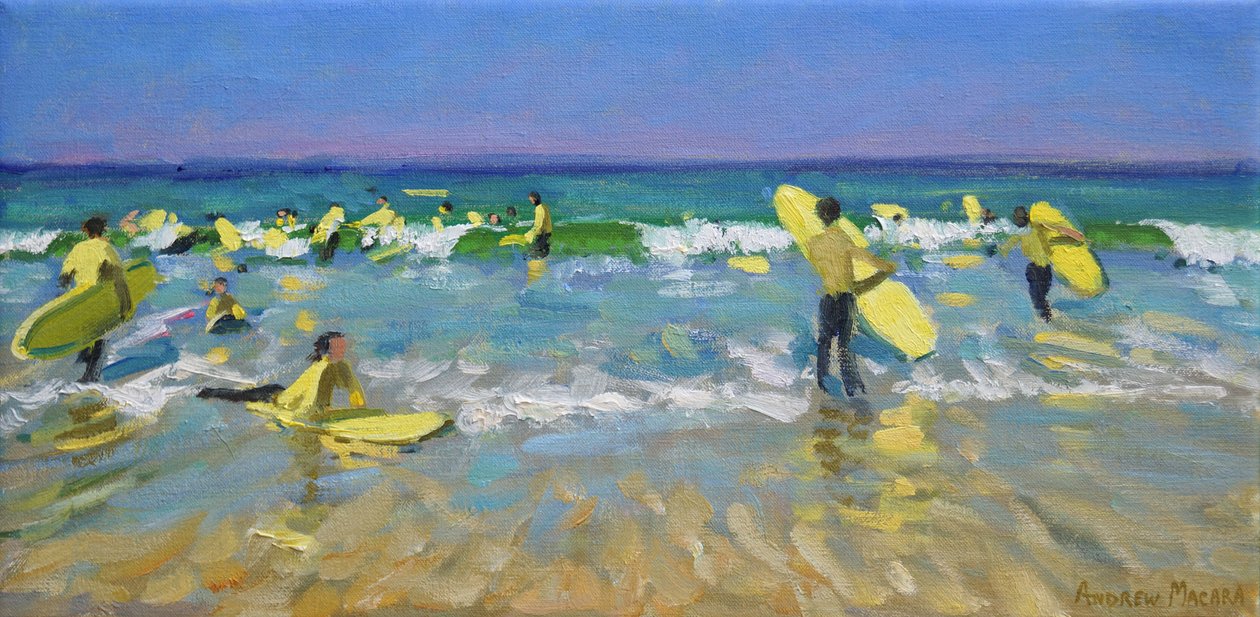 Škola surfování v St. Ives od Andrew Macara