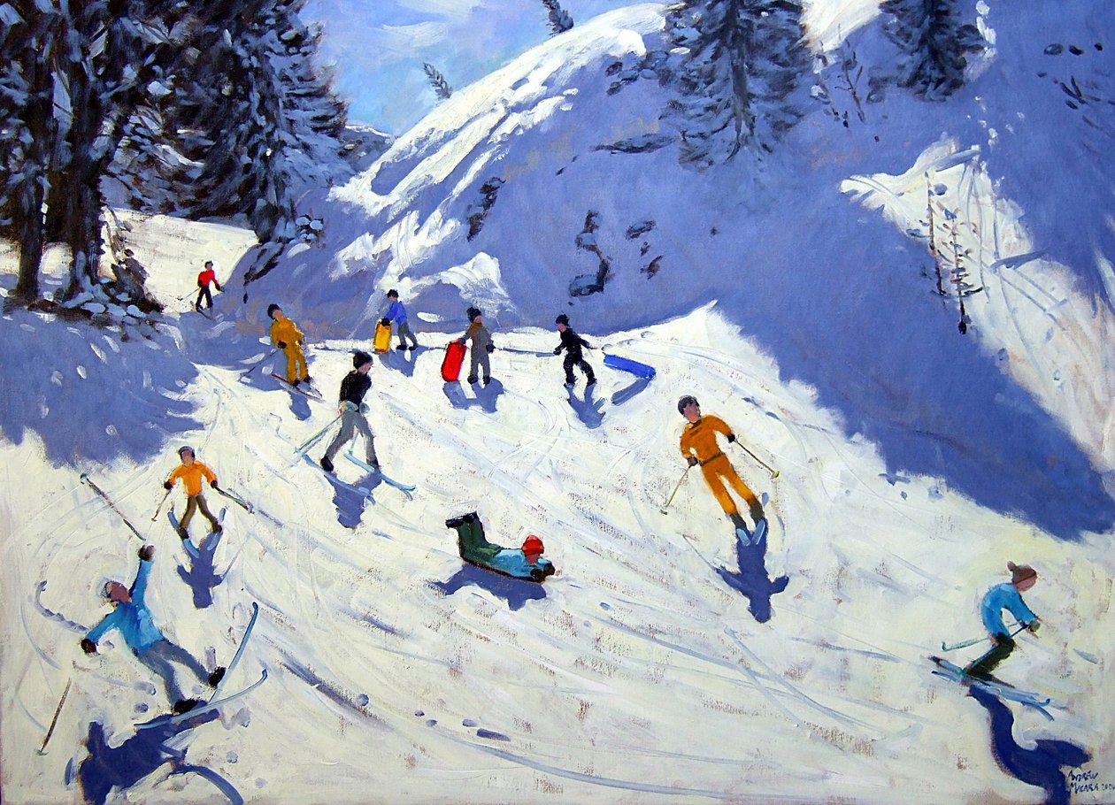 Úžlabina, Belle Plagne, 2004 od Andrew Macara