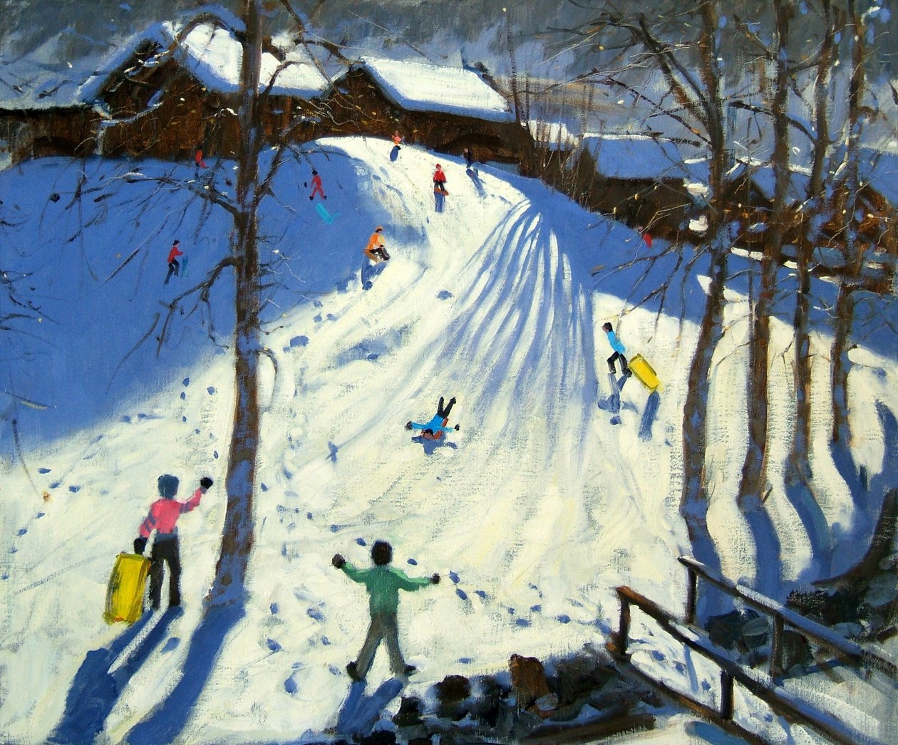 Lávka pro pěší, Morzine od Andrew Macara