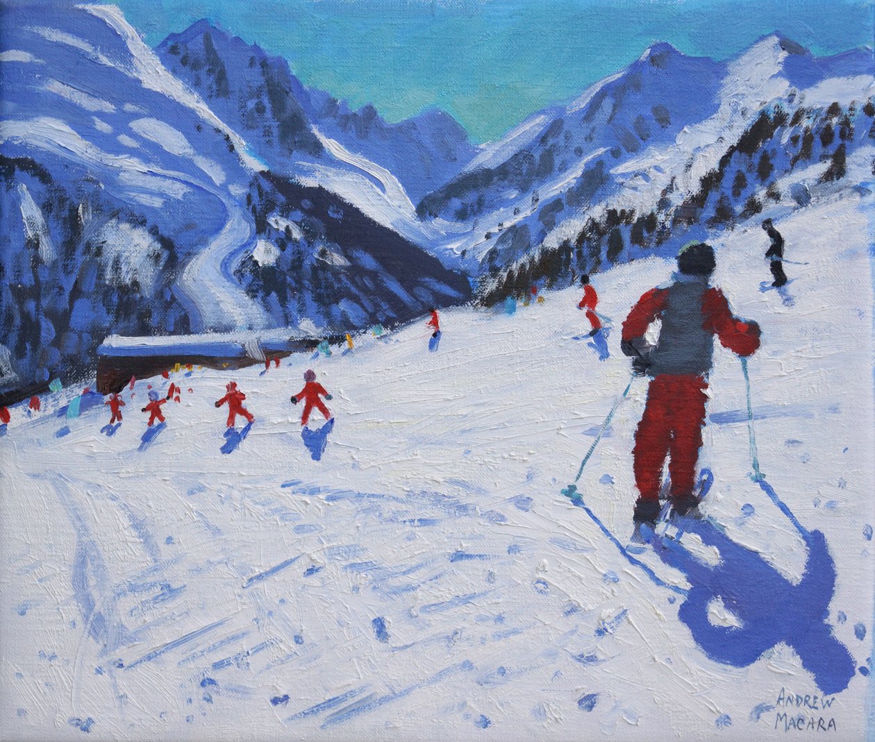 Lyžařský instruktor, Mottaret, od Andrew Macara