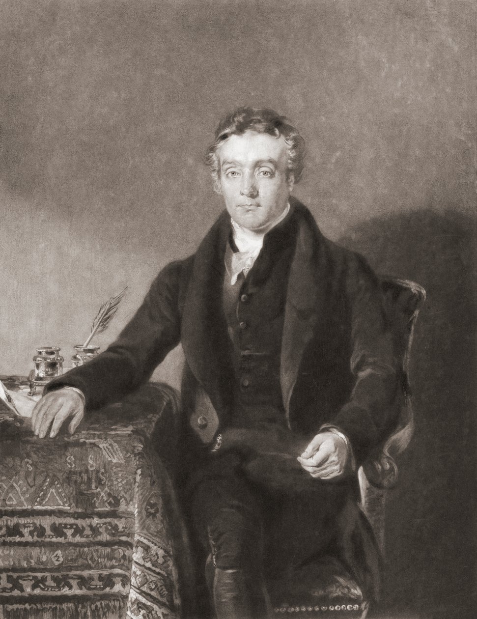 Thomas Chalmers. Muotokuva. (Tulosta) od Andrew (after) Geddes