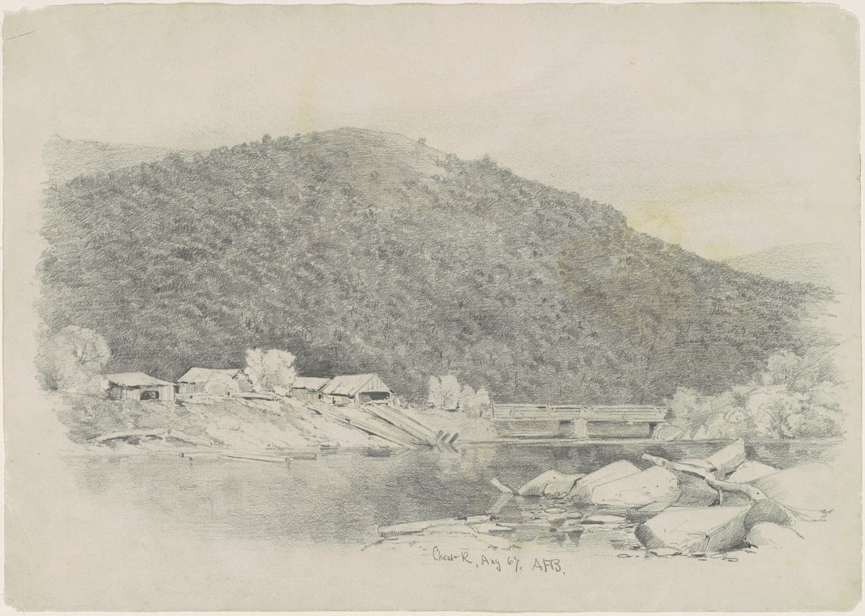 Cheat River od Andrew Fisher Bunner