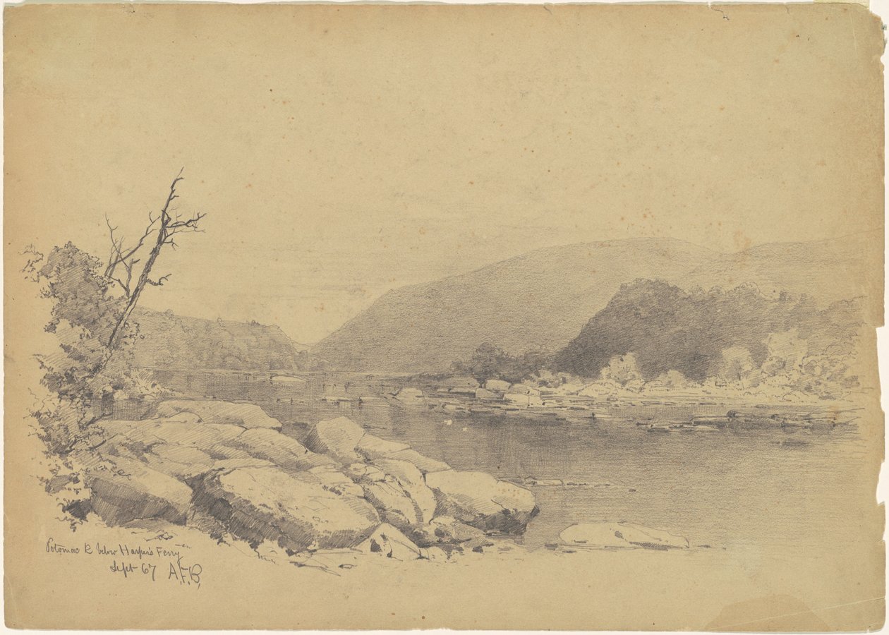Řeka Potomac pod Harper