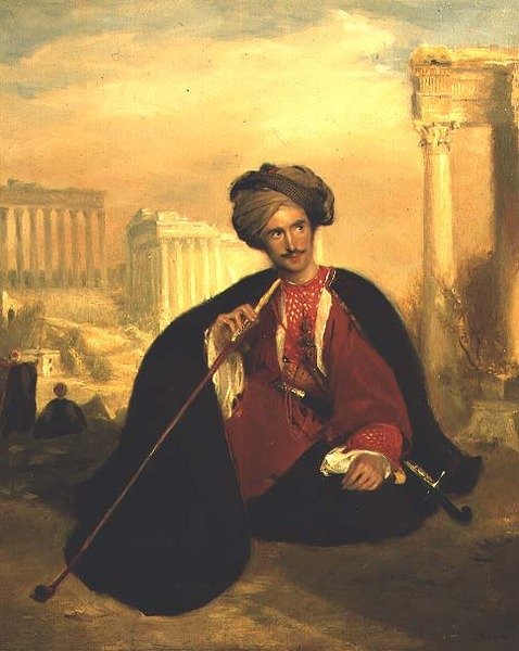 Portrét George Cumminga v tureckém kostýmu od Andrew Geddes
