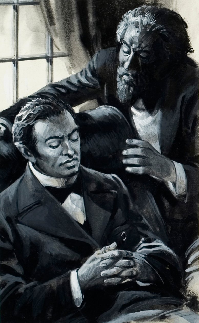 Sergej Rachmaninov (kvaš na papíře) od Andrew Howat