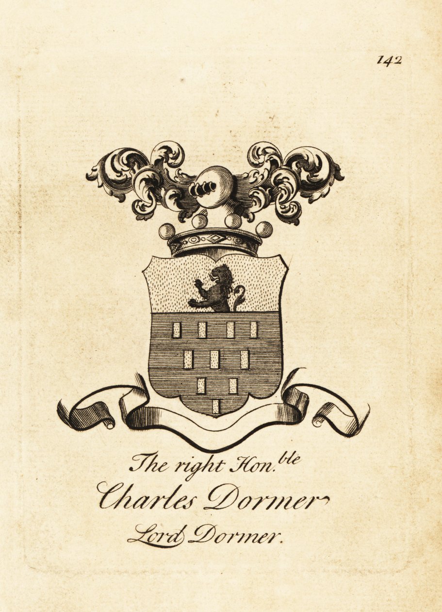 Erb ctihodného Charlese Dormera, lorda Dormera, 5. barona Dormera od Andrew Johnston